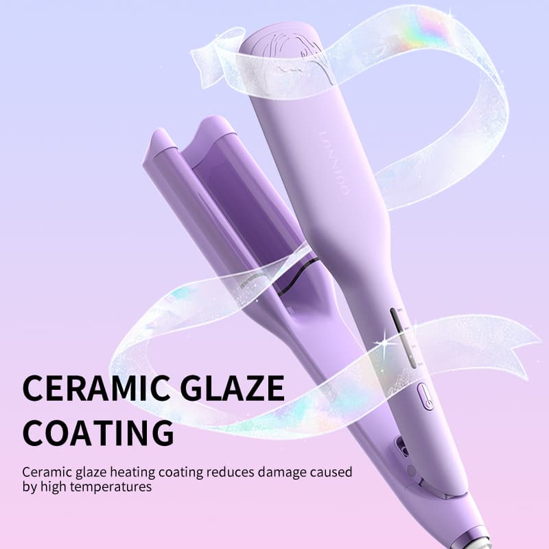 V-Shaped Big Wave Curl Korean Style Lazy Egg Roll Curling Iron Wool