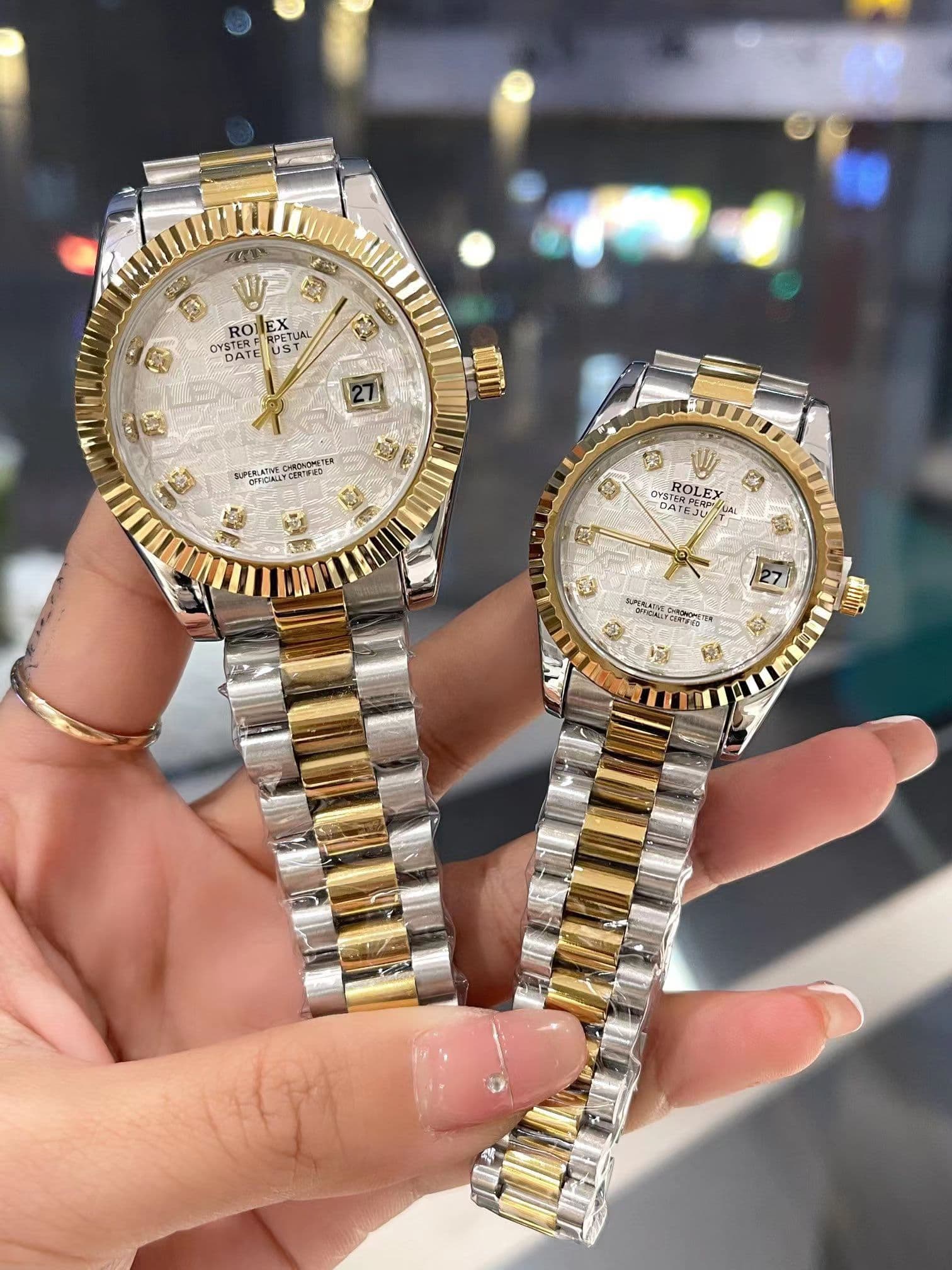 Rolex, montre à quartz unisexe tendance pour couples 23