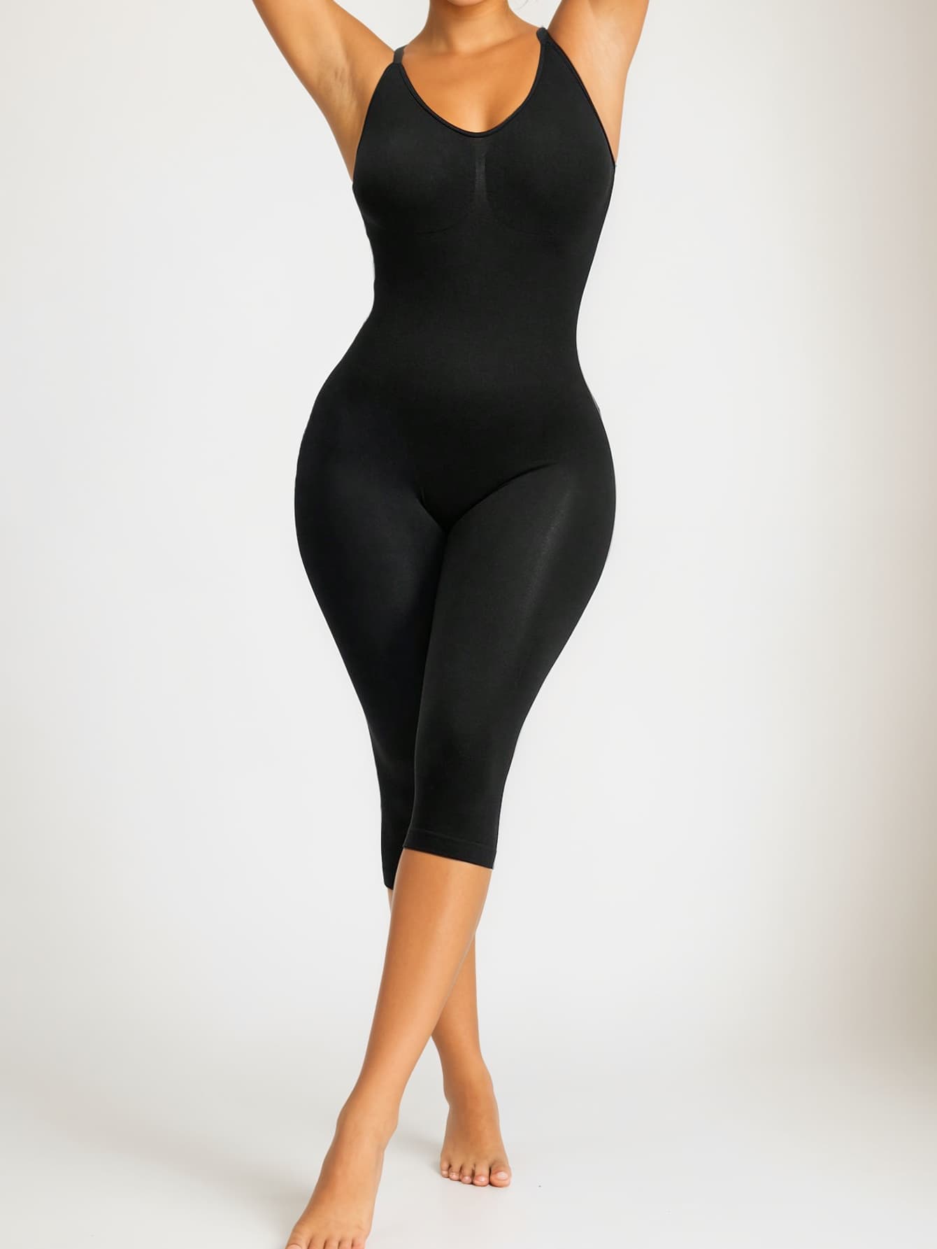 KSS/SECRET Plus Size Seamless High Waist Shaping Pants Tummy Control Pants Tight Hip Lifting Pants One-Piece Shaper