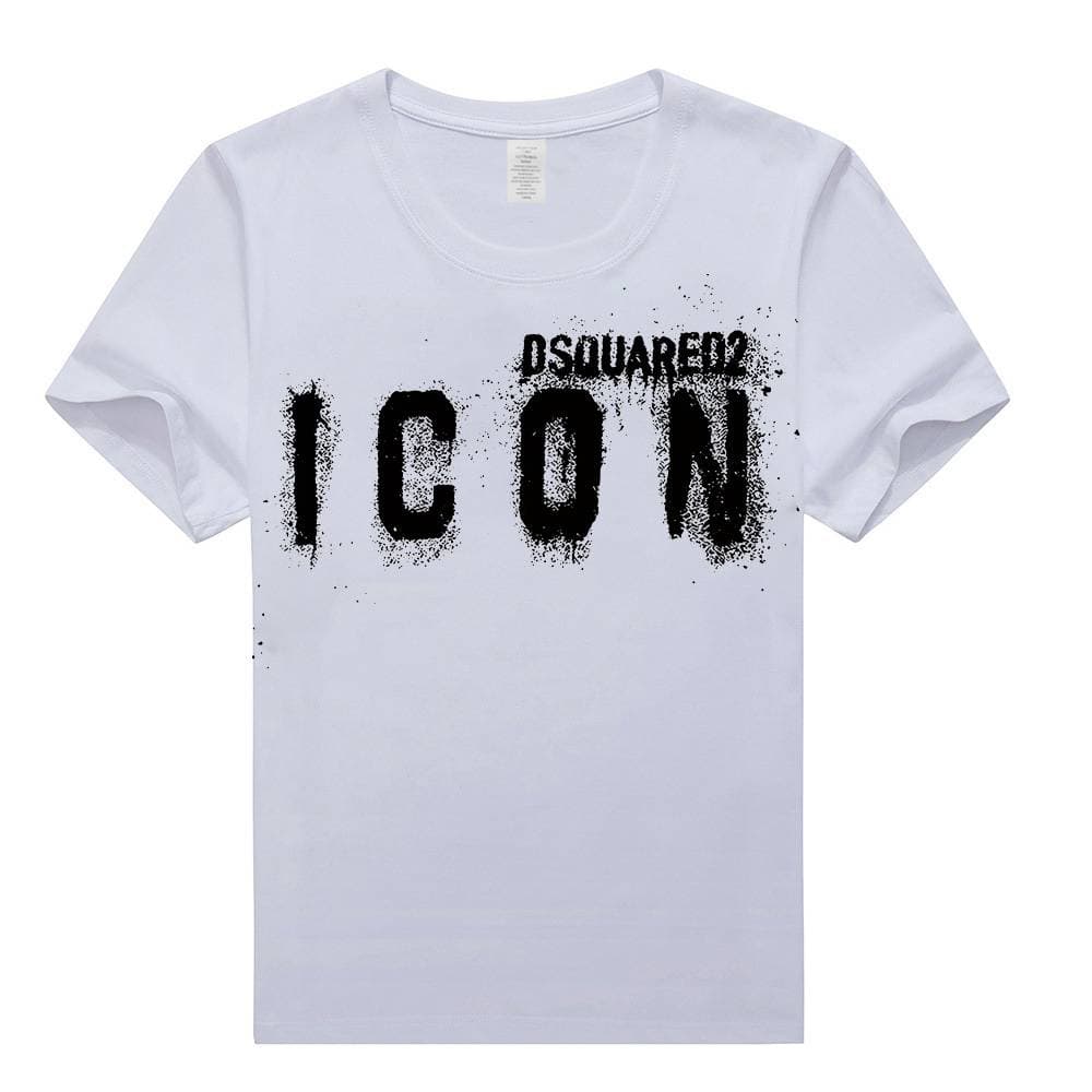 T-Shirt à manches courtes pour hommes, vêtements d'été, ample, à la mode, Graffiti artisanal, haut en coton lourd, 2024