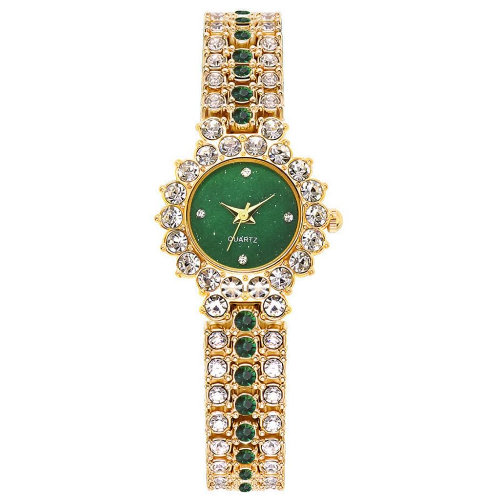 Classic small dial Star empty full diamond Korean fashion popular quartz movement daily travel dinner party women's watch