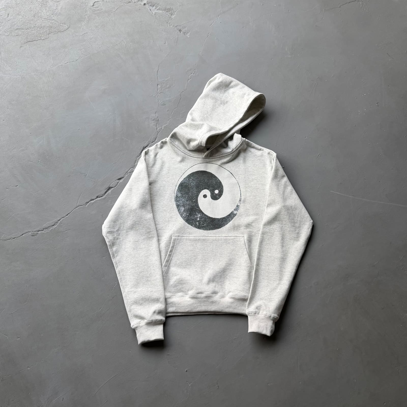Sweat à capuche homme tendance « Peace in War », épais et de haute qualité, imprimé Yin Yang, style streetwear américain.
