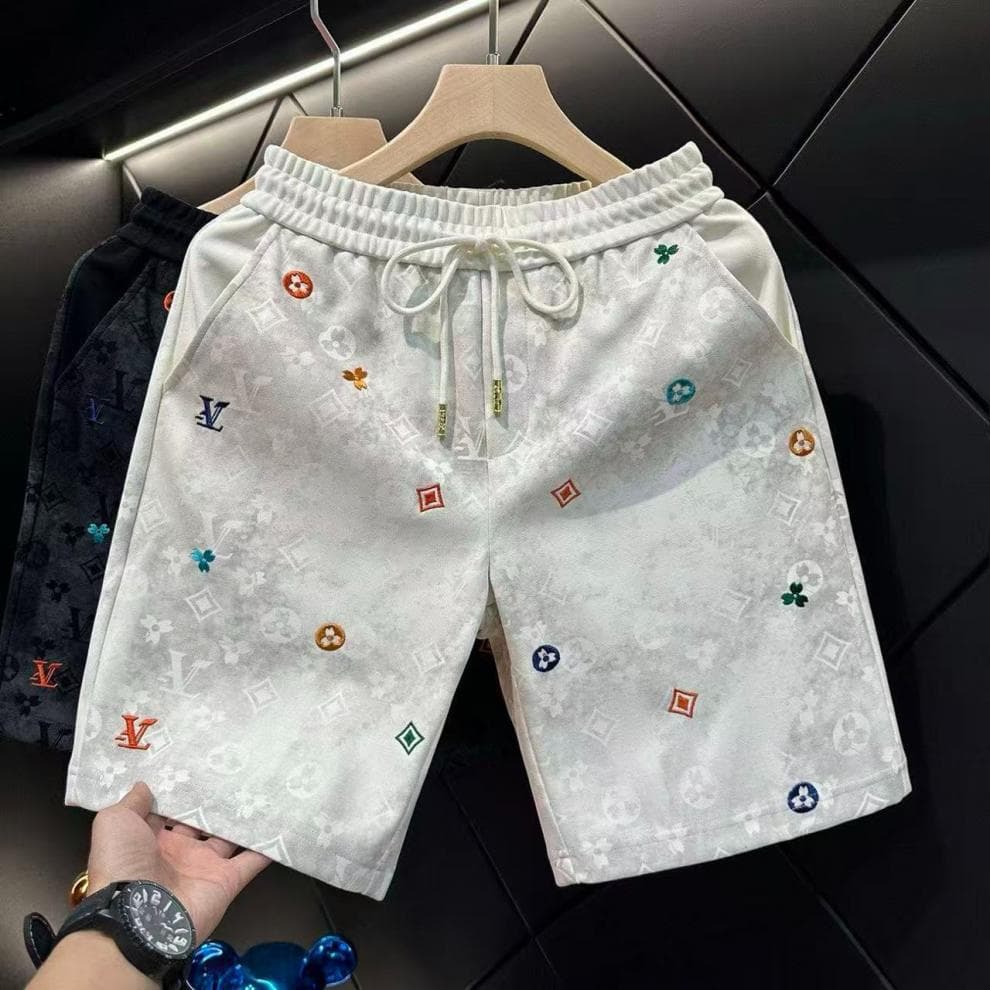 Ensemble de sport jacquard indispensable pour l'été - T-shirt à manches courtes et short, tenue deux pièces pour un confort décontracté