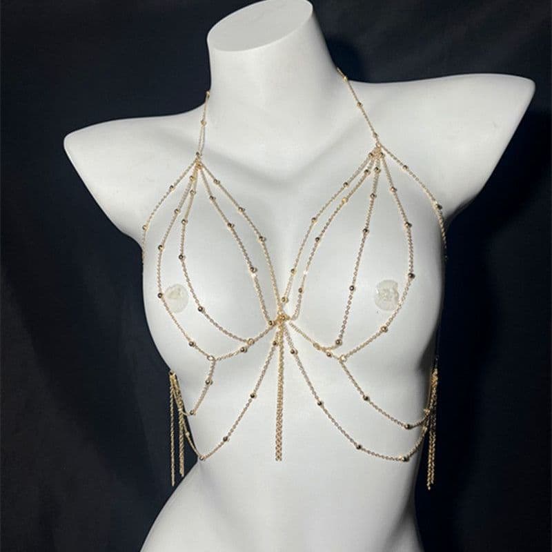 Sexy Luxury Full Geometric Butterfly Fashion Heavy Craft Nightclub High-end European And American Flash Diamond Body