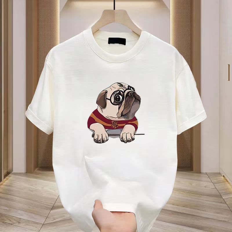 Men's high-quality round-neck pullover short-sleeved t-shirt