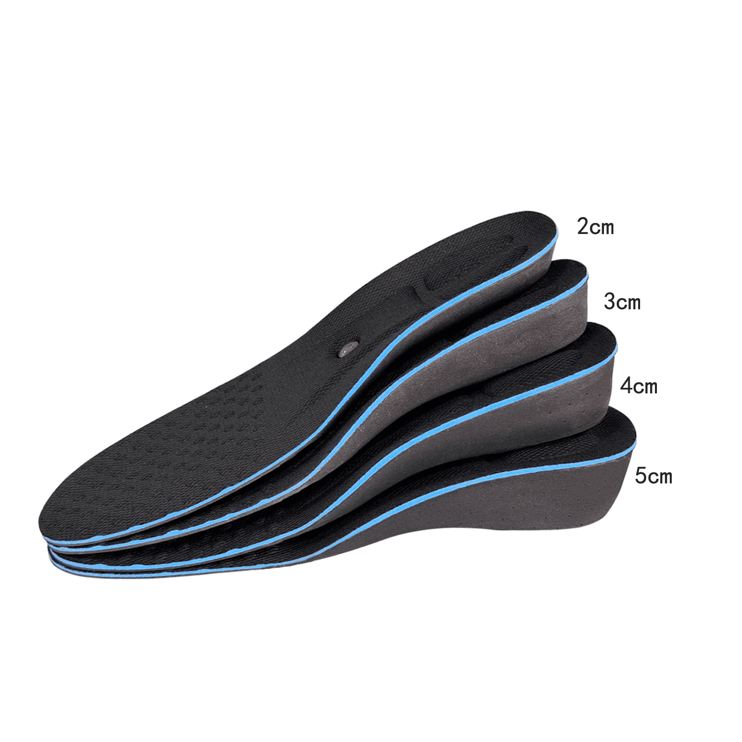 Invisible Inner Booster Insole Pink GEL 3CM Booster Insole Memory Foam Insole