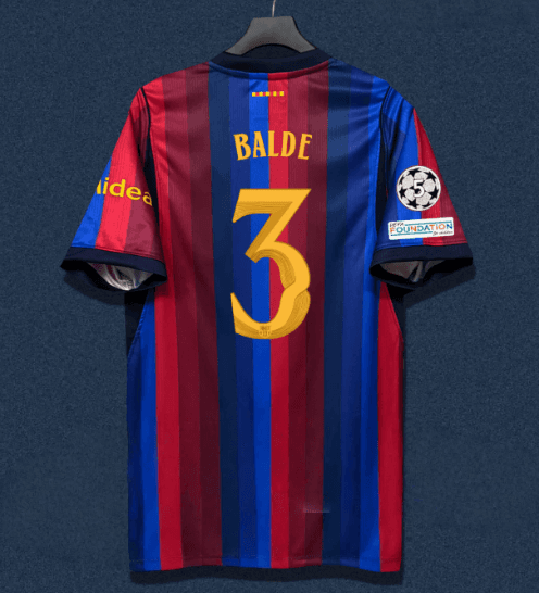 26 27 Maillot de football à domicile 2627 LAMINE YAMAL FERRAN GAVI PEDRI Maillot de football Vêtements T-shirt 2026 2027 Maillots