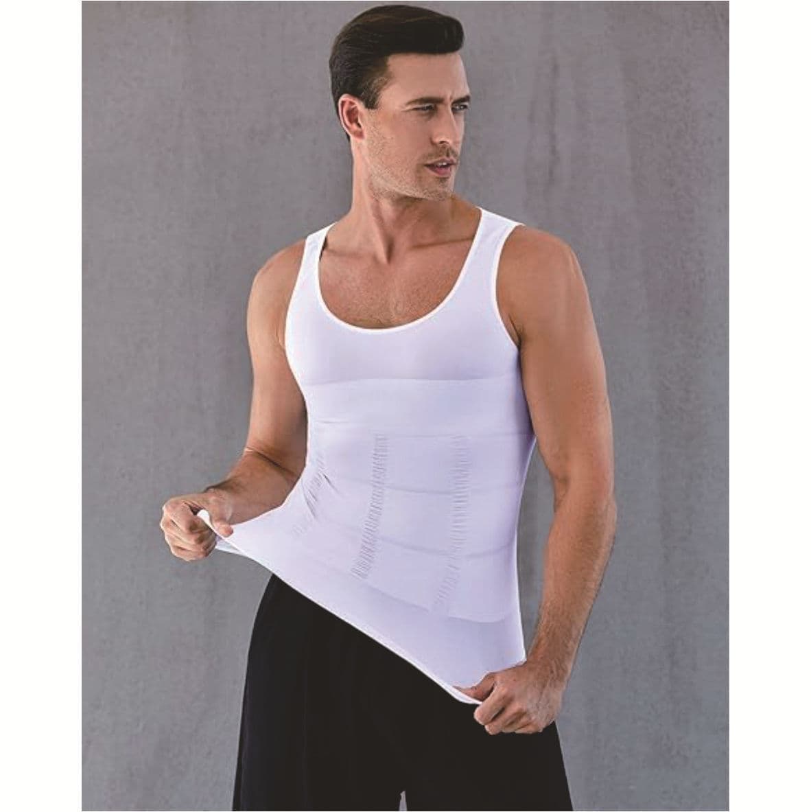 Cross-border New lift Men's Body Shaping Vest slim Body Shaping Waist Abdominal Tightening Thin Intimates TV Export