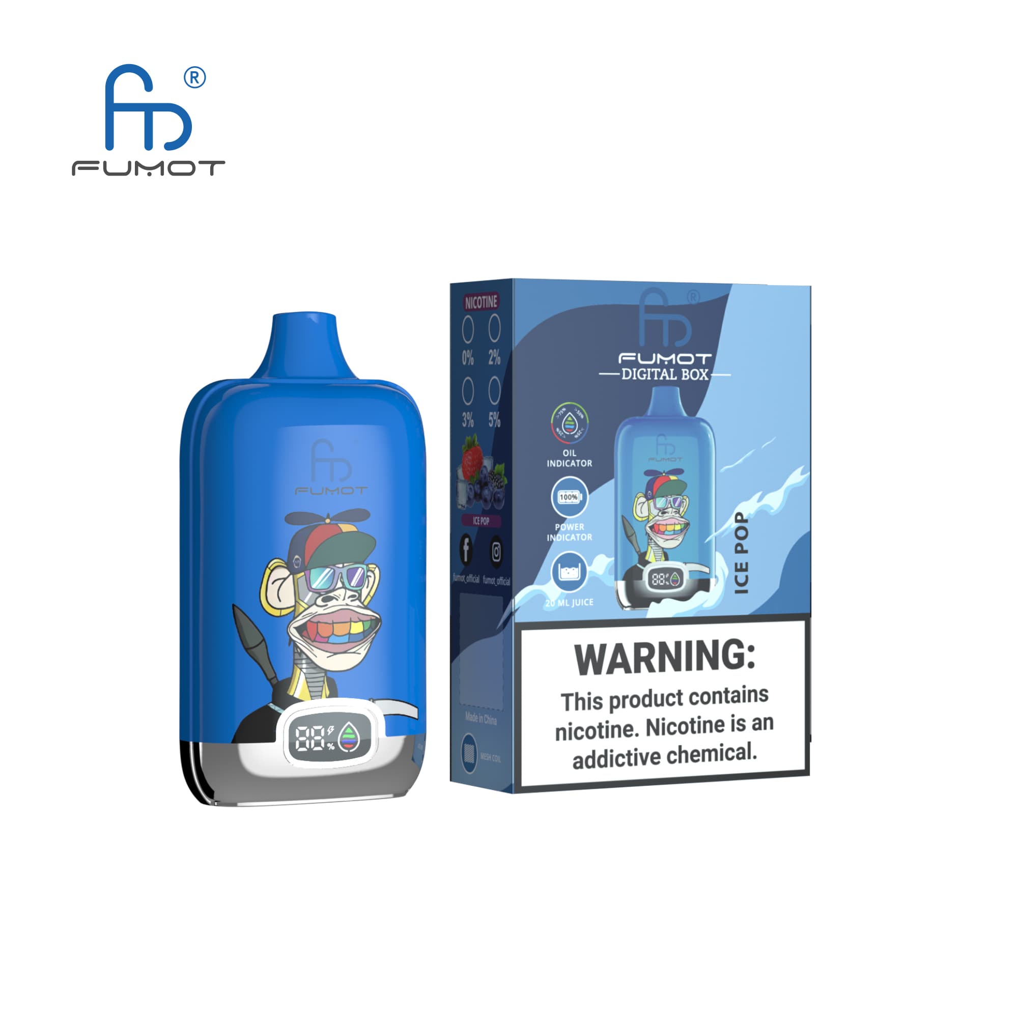 RANDM TORNADO 12000 Puffs MIXED BERRIES Flavor Flavor Disposable Vape Electronic Cigarettes Device Starter Kit