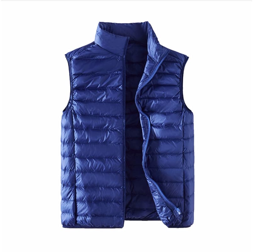 Men's Clothing new autumn and winter cotton vest men's solid color jacket vest large size