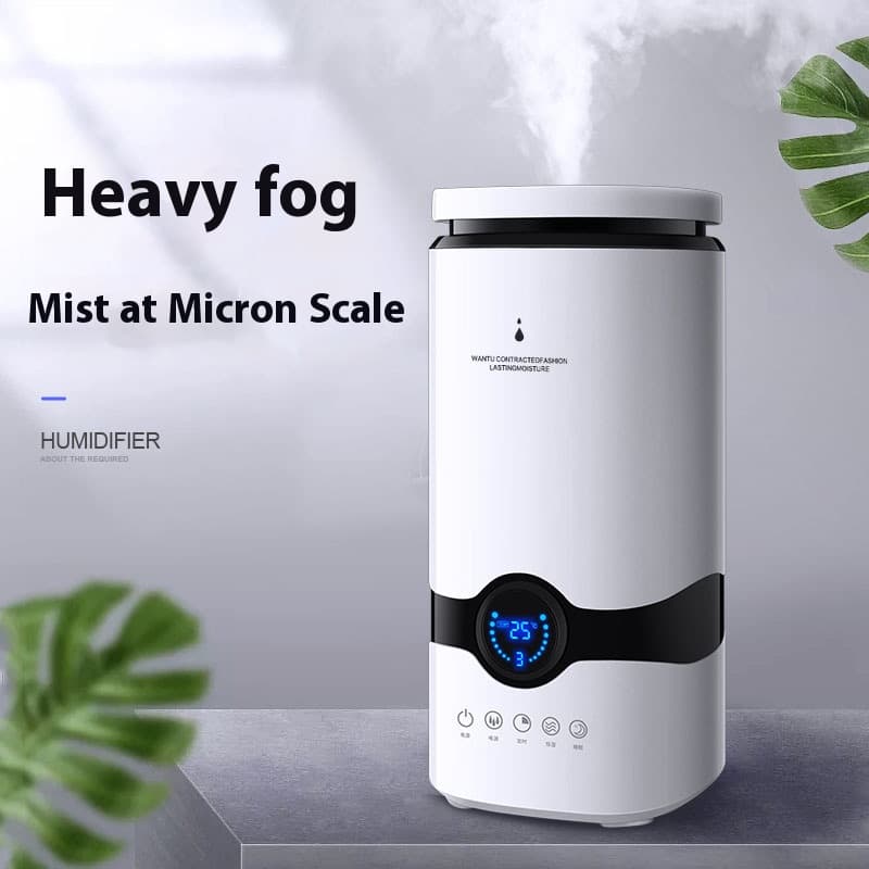 Ultrasonic Humidifier For Bedroom - Quiet Air Humidifier With Remote Control, 2.6L Large Tank, Auto Shut-Off, Night Light