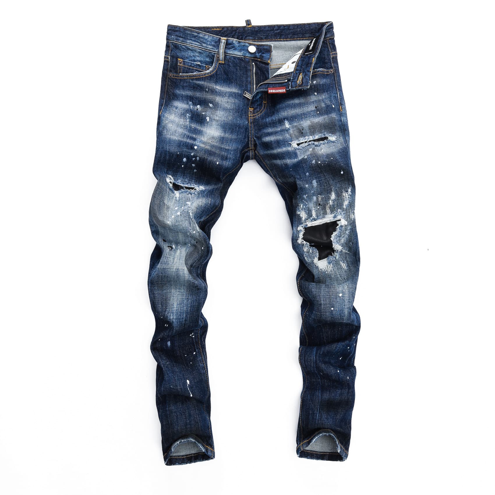 Men's Stretch Ripped Skinny Jeans - Trendy Distressed Denim Pants For Nightclub & Streetwear Fashion​