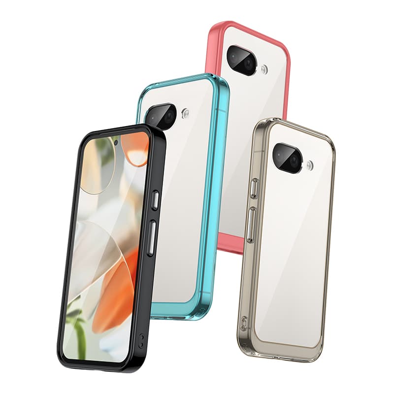 Clear Colorful TPU Case For Google Pixel 9A 9 Pro XL Protective Cover Transparent Coque Shell Fundas