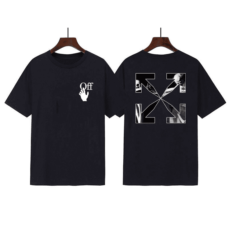 23-24 Nouveau T-shirt à manches courtes à col rond pour hommes T-shirt décontracté imprimé