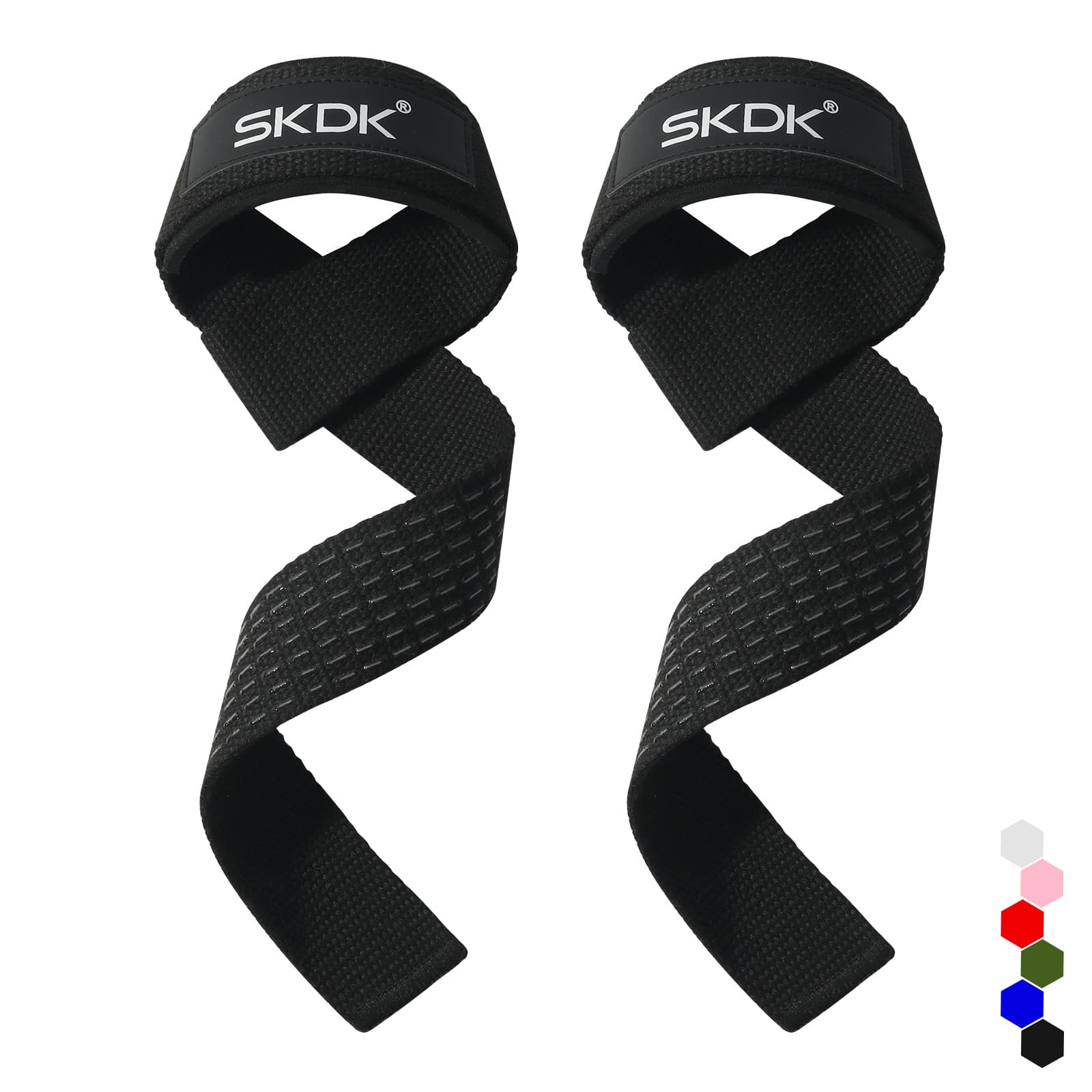 Sports power belt grip belt fitness pull force belt pull up dumbbell silicone non slip wear resistant hard pull belt