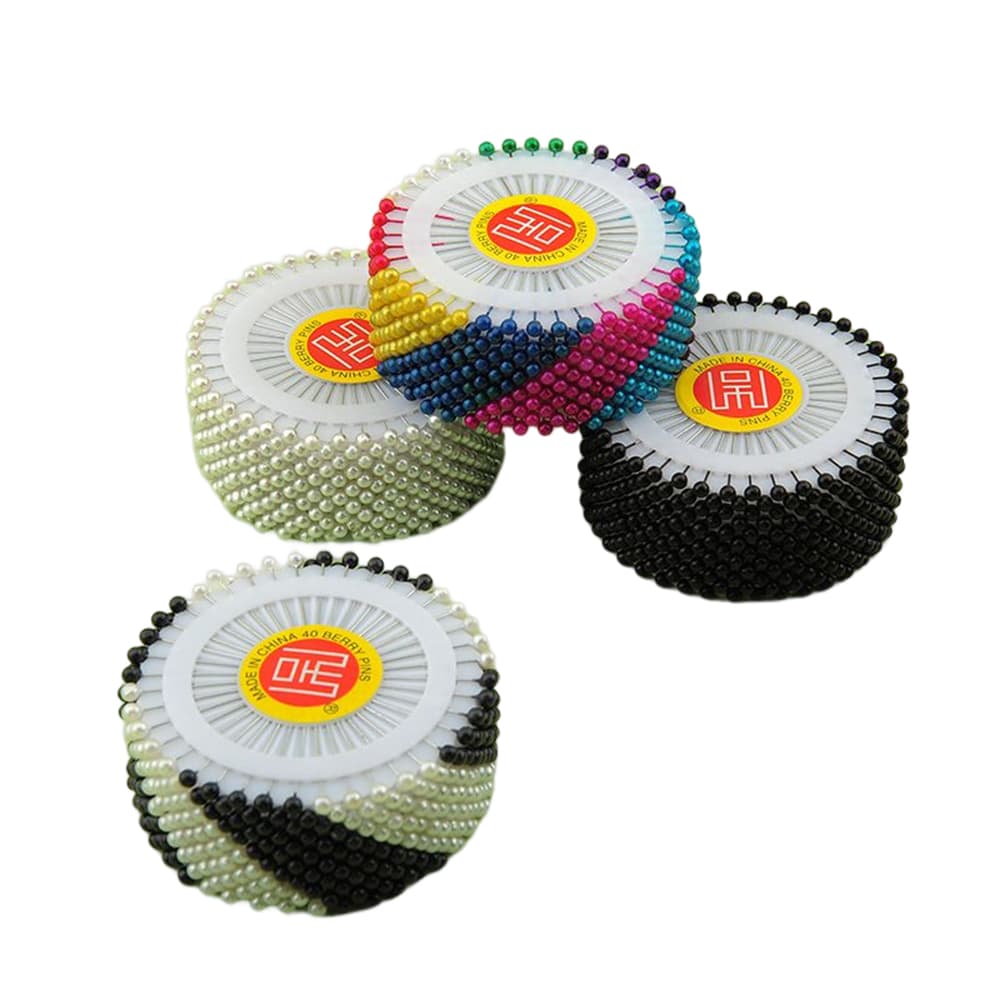 480pcs/Set Round Head Dressmaking Pearl Decorating Sewing Pin Patchwork Straight Sewing Needle Embroidery DIY Garment Cutting