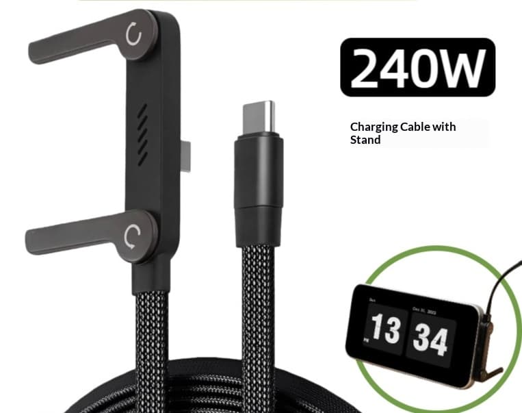 Hold 240W Multi-Function Mobile Game Non-Interfering Fast Stand Data Compatible With 15 17 Huawei Charging Cable