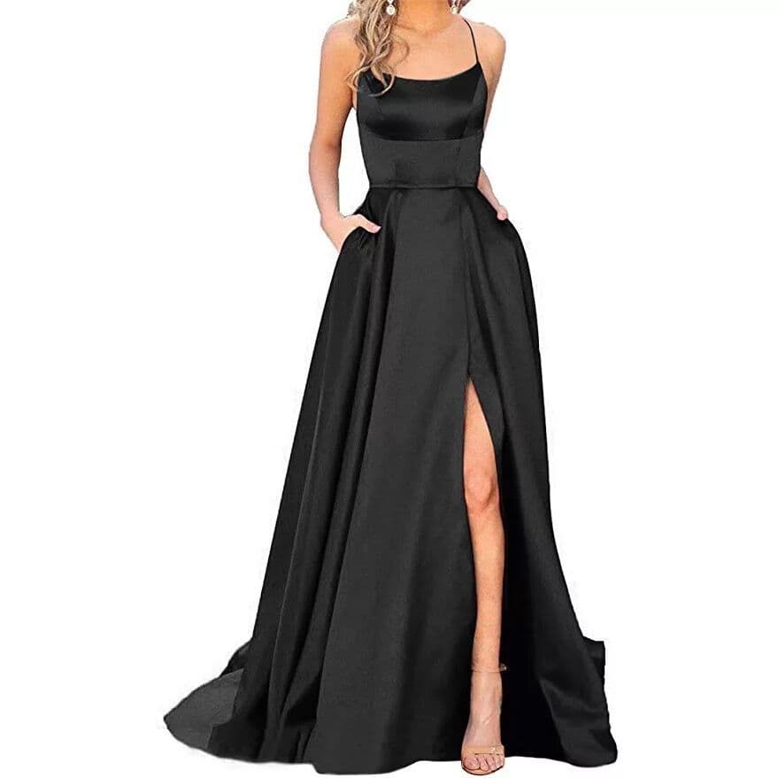 Women’s Clothing bridesmaid dress long dress slimming strapless bestie fashion bridesmaid group evening dress