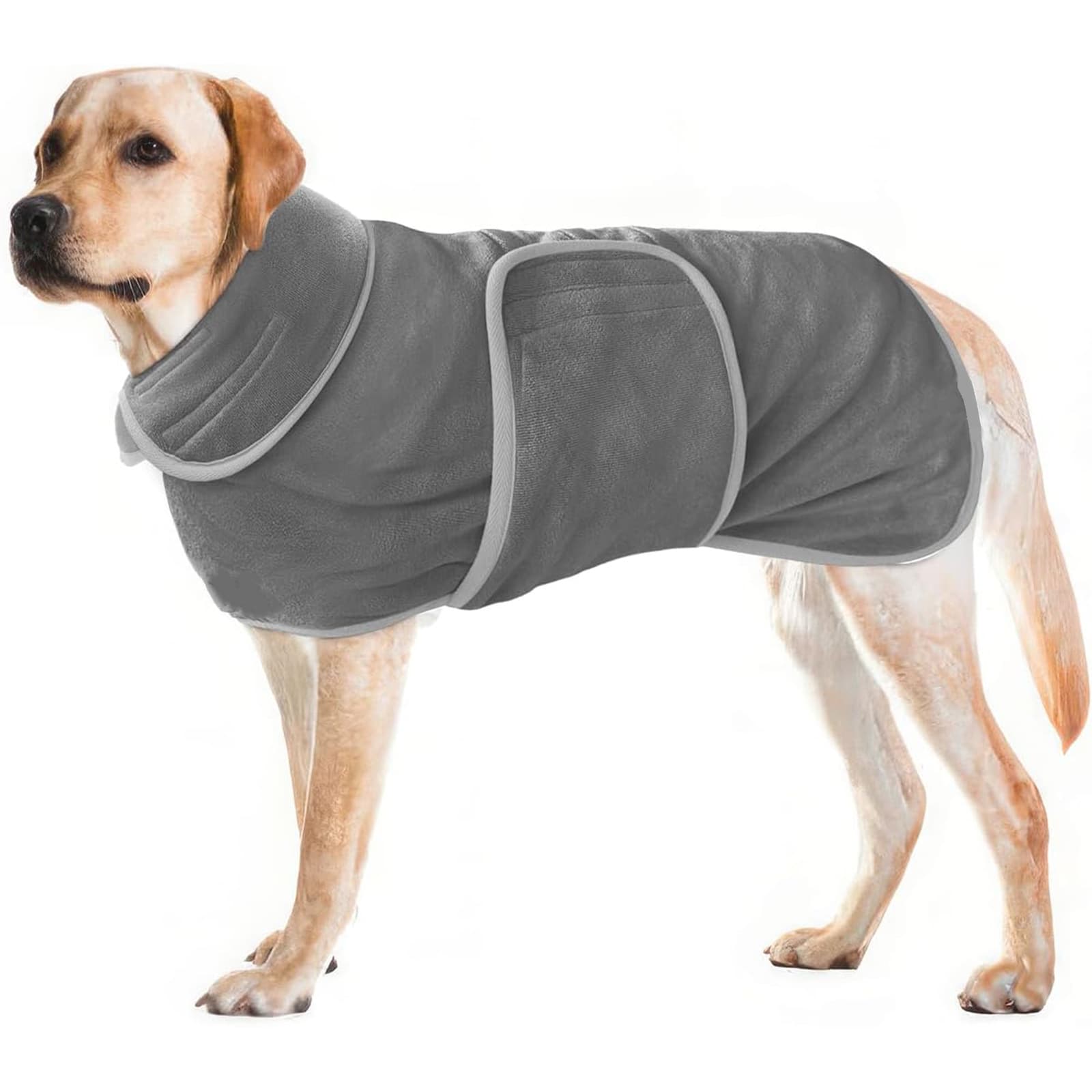 Pet bathrobe, casual ultra-fine fiber, thickened dog bath towel, pet specific washing water, quick drying, and quick drying