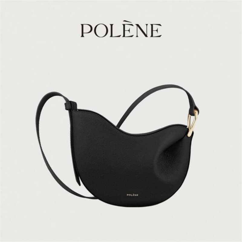 Polen Tonca Pea - Sac bandoulière femme en cuir véritable motif litchi