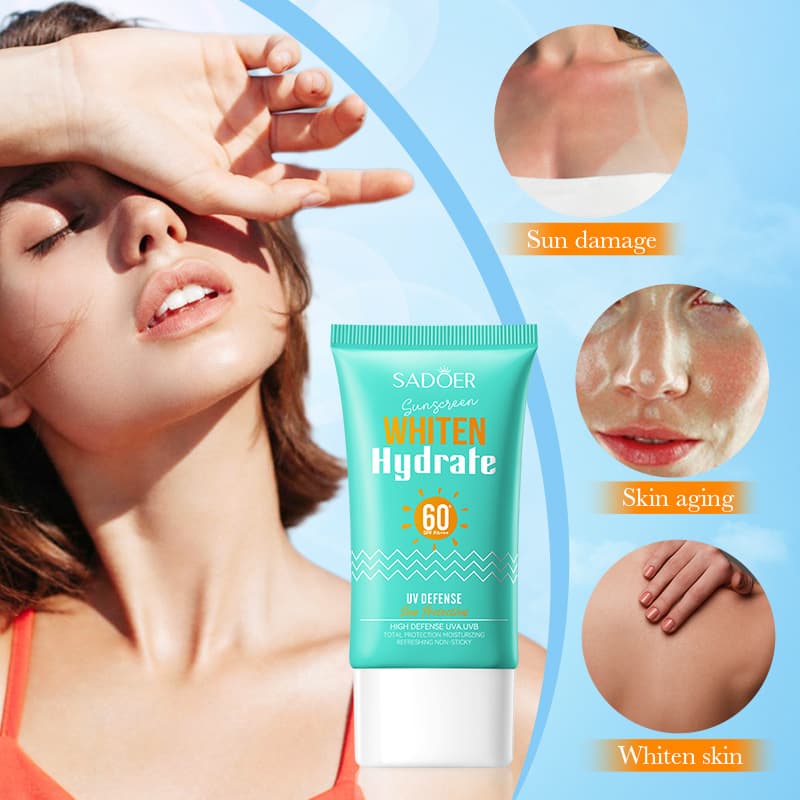 SADOER Whitening Moisturizing Isolation Cream UV Protection Sunscreen Milk