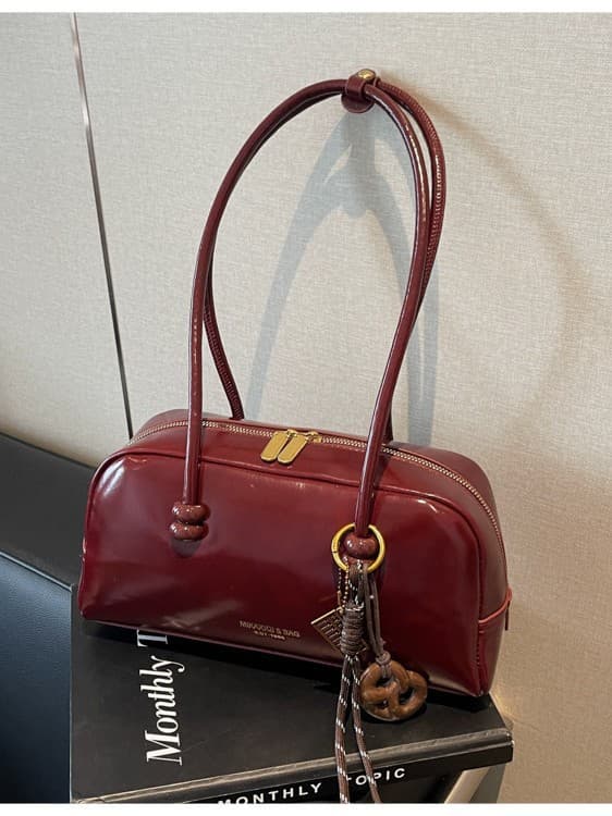 Doctor Bag Niche Retro Underarm Bowling Bag Female Autumn And Winter New Fashion Trend Large Capacity Shoulder Bag
