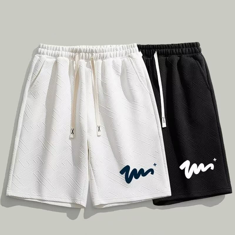Men's Clothing Casual Cute Printed Shorts Knee Length Loose Pants Quick Drying Sports Ice Silk Casual Shorts