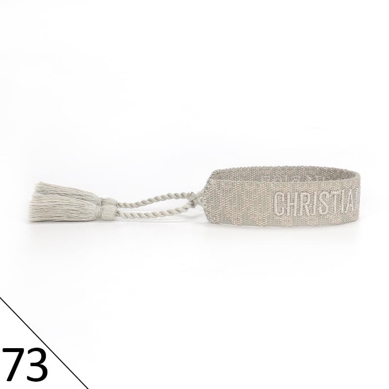 Bracelet unisexe tendance avec lettres tressées