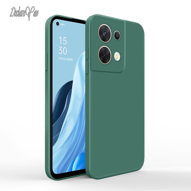 Reno 6 Pro Plus Case DECLARAYAO Original Slim Silicone Coque For OPPO Reno 8 7 5 4 3 Pro 7Z 6Z 5Z 4Z Case Cover Soft Pro