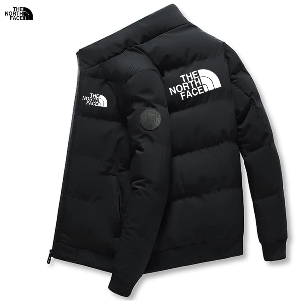 Veste à col montant pour homme, veste chaude en coton épais pour l'automne et l'hiver, doudoune en coton