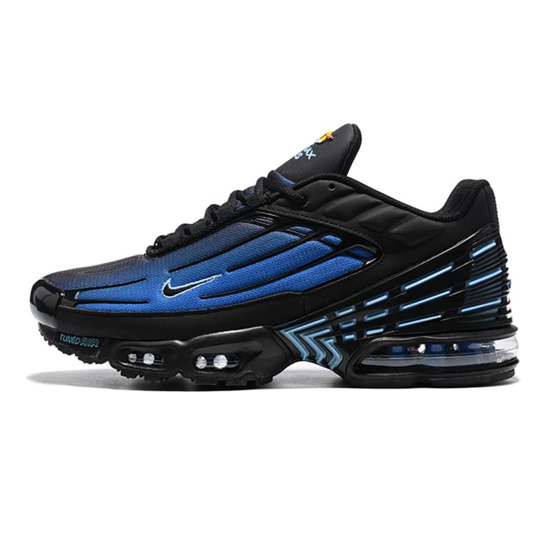 Nikes Tns Plus 3 Chaussures de course pour hommes Terrascape Triple Black White Psychic University Blue Hyper Jade Midnight Navy Baskets de sport en
