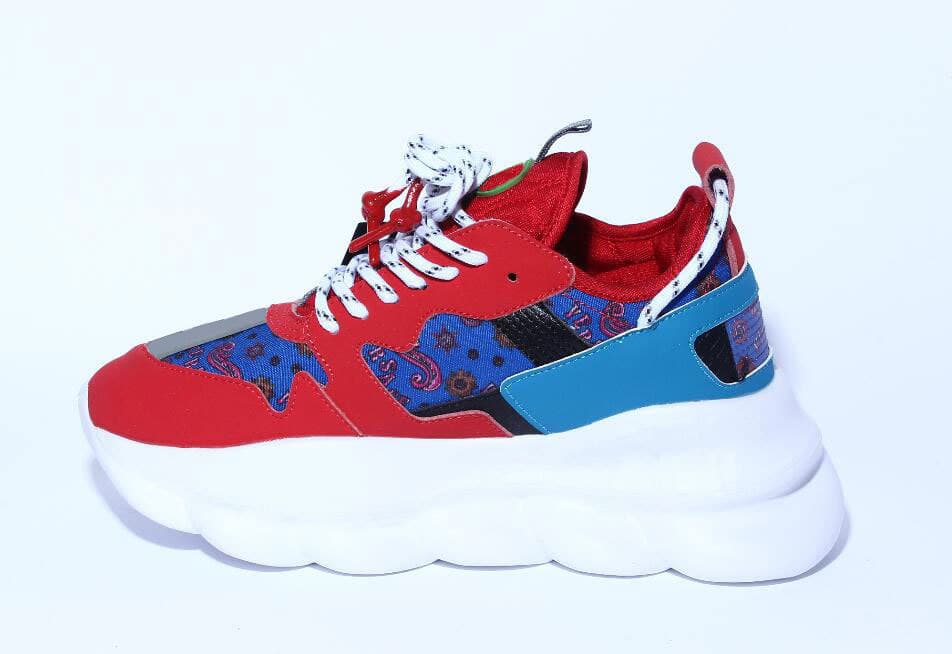 Chaussures de sport décontractées, chaîne de commerce extérieur transfrontalier, station européenne, chaussures de papa rétro, semelle épaisse