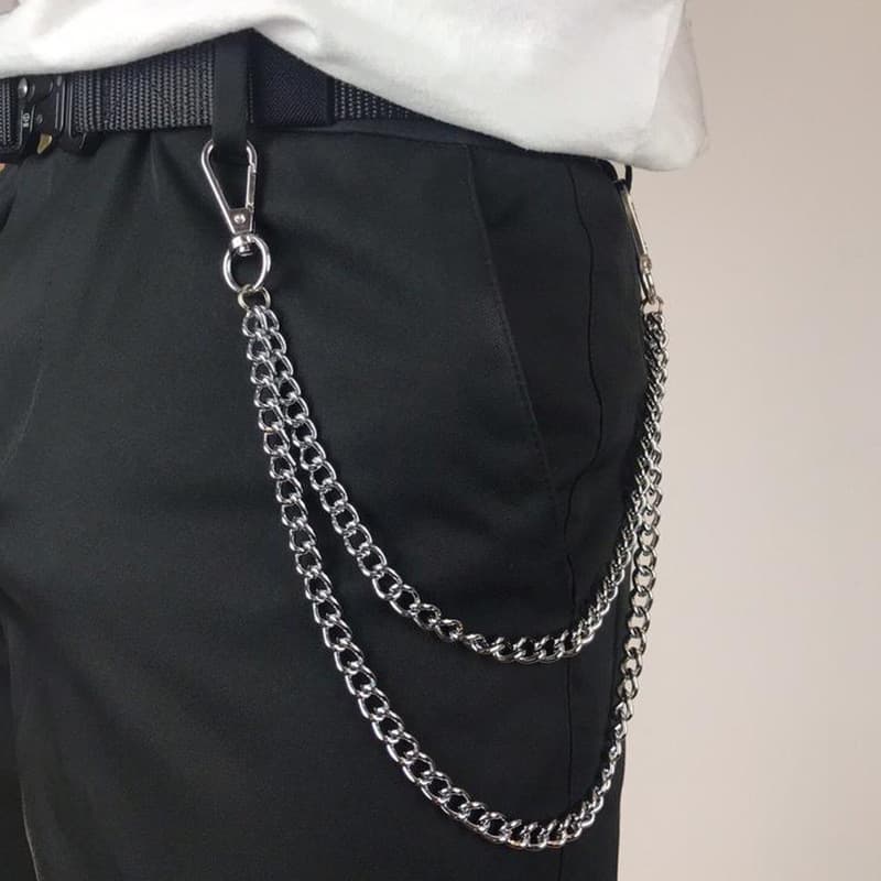Men's Jewelry Pants Chain Fashion Men's Pants Chain Jeans Chain Punk Style Hip Hop Pants Chain Waist Chain