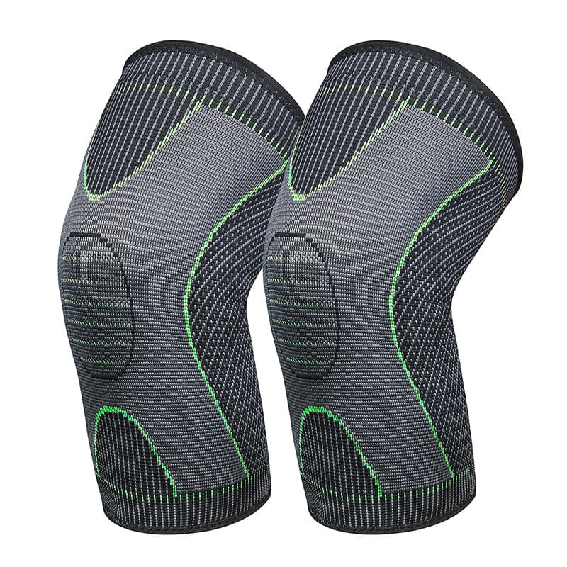 Sports nylon knee pads silicone non slip breathable knitted knee badminton running fitness knee pads outdoor mountaineering