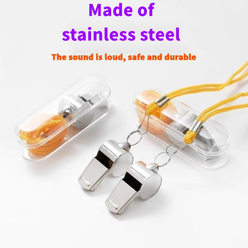 Metal whistle stainless steel whistle gym teacher whistle sport whistle