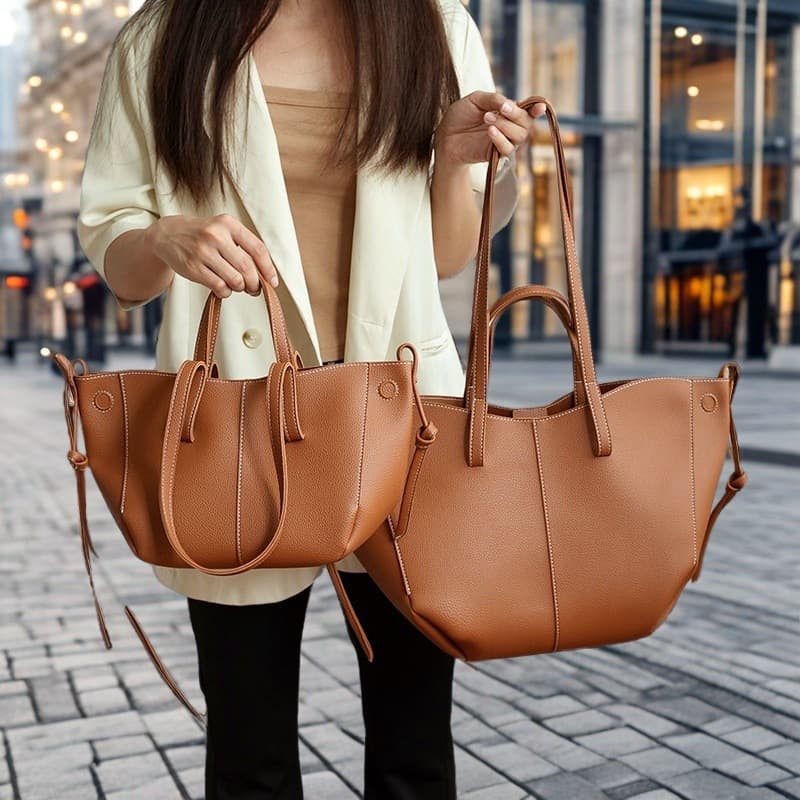 French High-Value 2025 New Fashion Tote High-End Handheld Large Capacity Shoulder Underarm Women's Bag