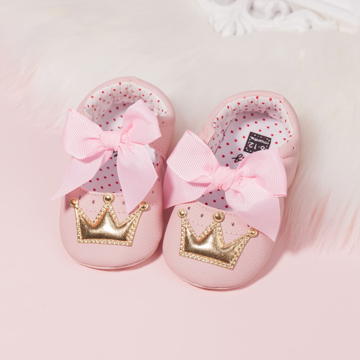 Pink Princess Bow Non-slip Soft-soled Baby Shoes Baby Shoes