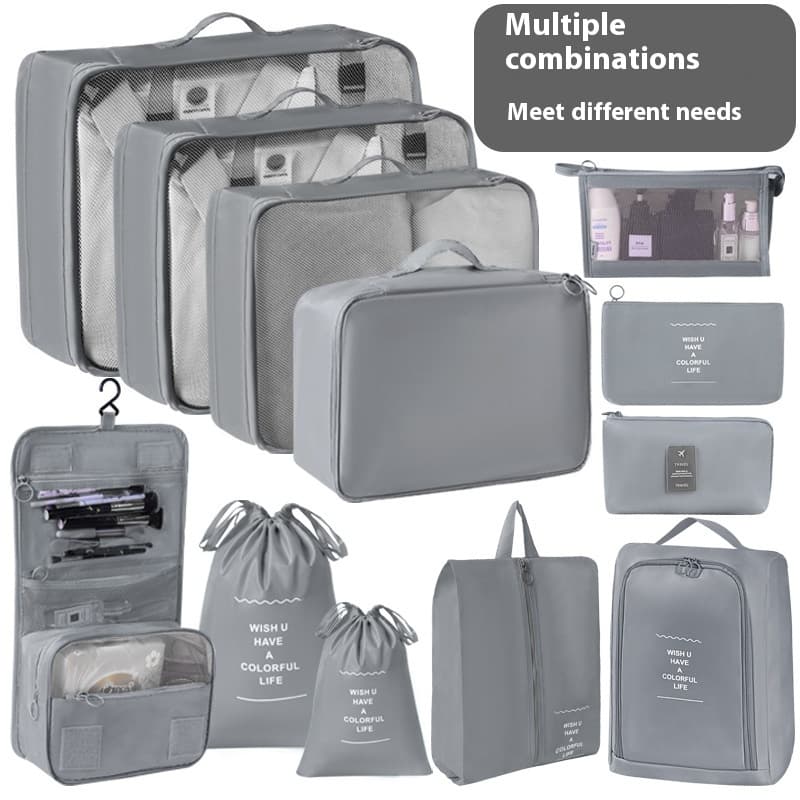 Travel Storage Bag Seven Piece Set Luggage, Clothing Sorting Bag, Business Travel Clothes, Shoes, Underwear Packaging Storage Bag