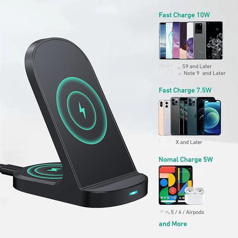 New 15w Fast Charging Mobile Phone Stand Multifunctional Portable Wireless Charger