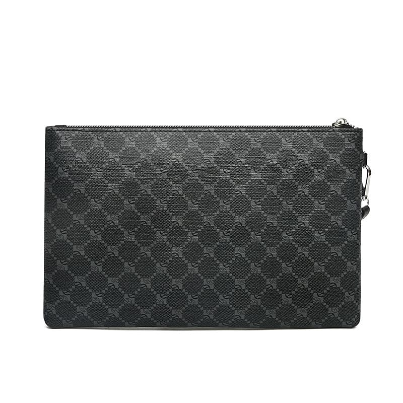 Fashionable Letter Print Business Men's Bag Trend Texture Lightweight Handbag Large Capacity Commuter Handbag