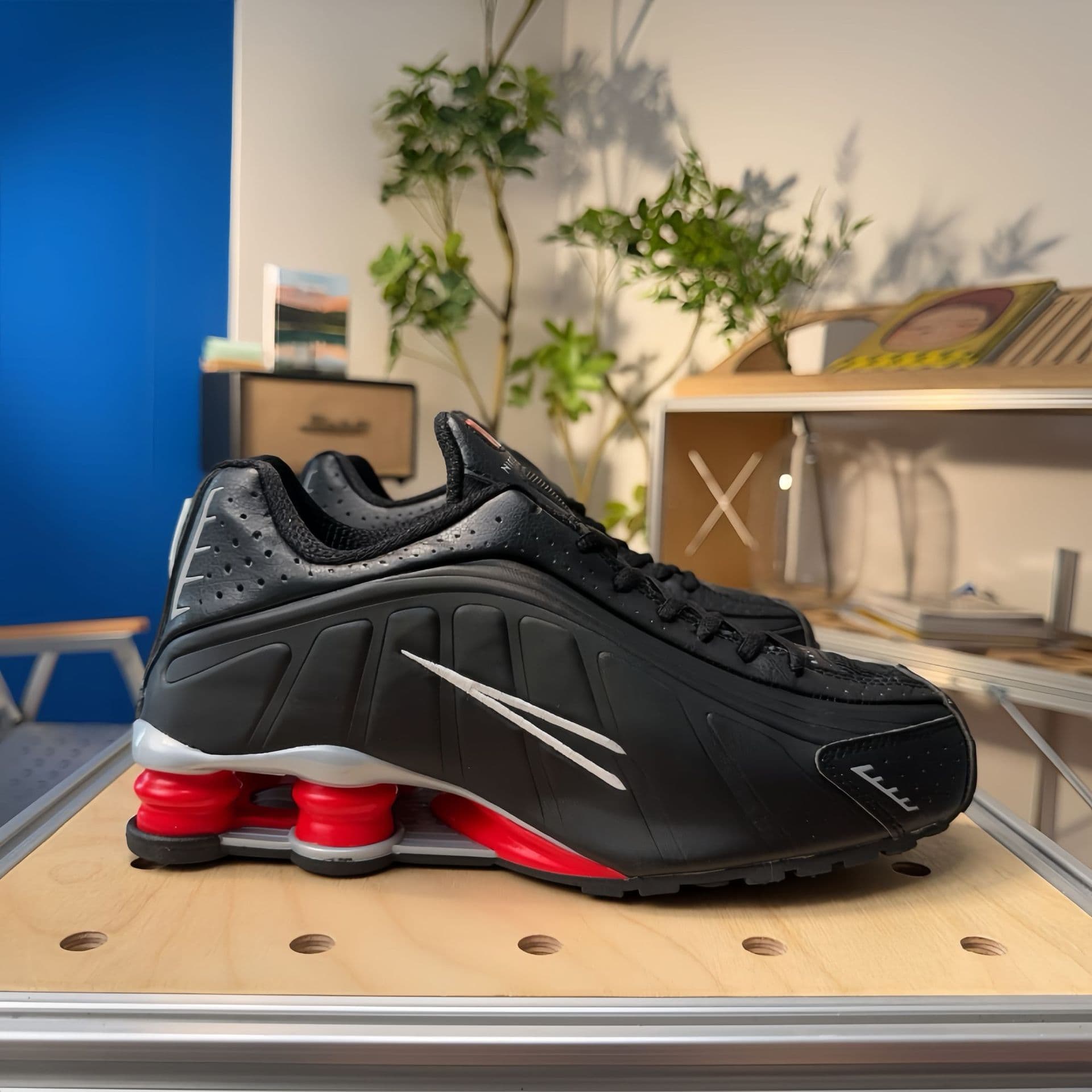 Chaussures de course unisexes SHOX R4 Neymar Collaboration, pointures 36 à 45, pour hommes et femmes, avec coussin d'air coloré.