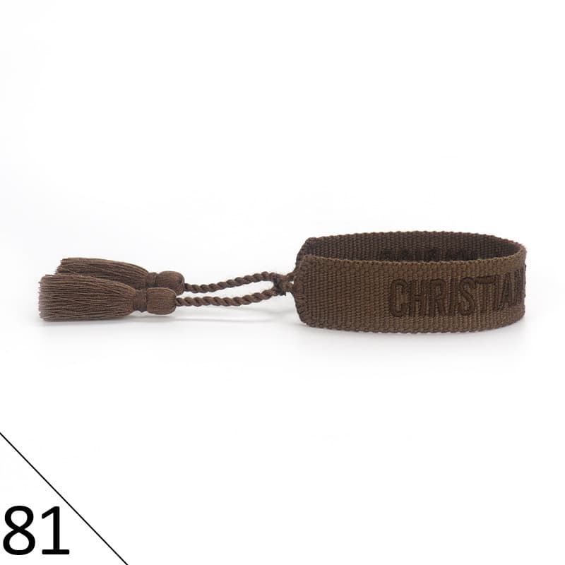 Bracelet unisexe tendance avec lettres tressées