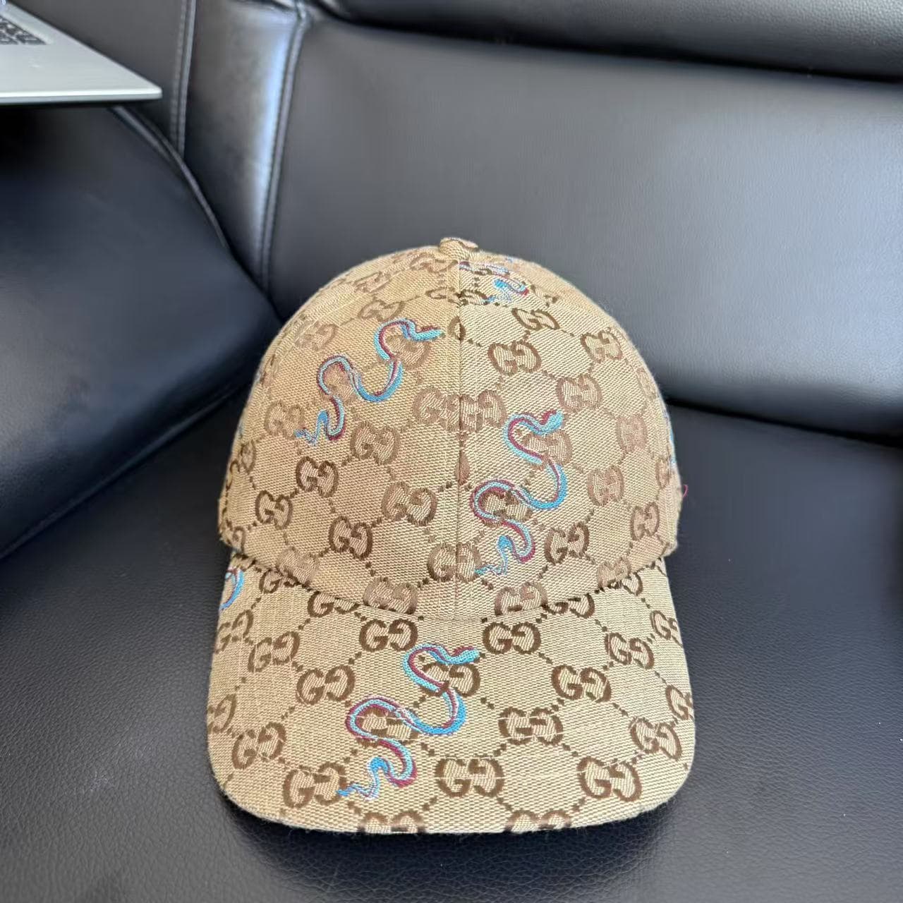 Casquette de baseball classique et éternelle ajustable en jacquard avec motif bec de canard et carreaux