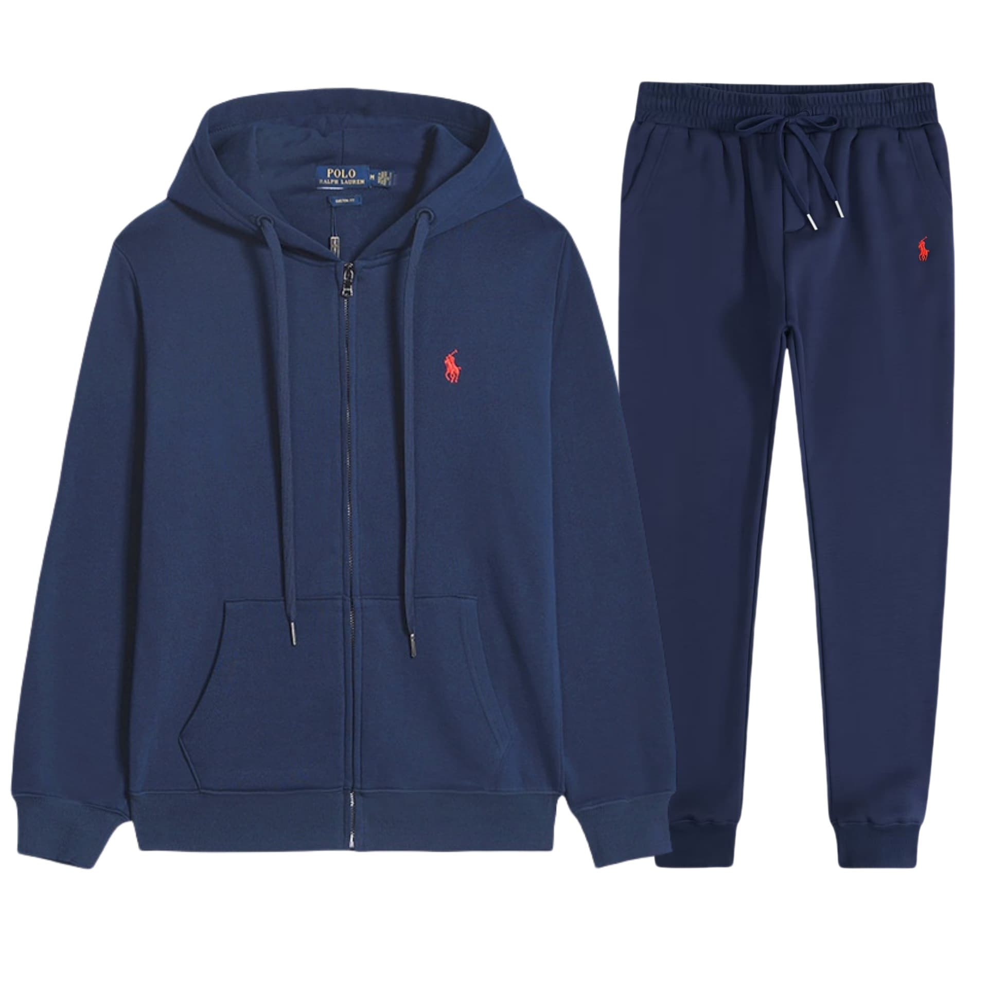 Sweat à capuche brodé Laf RL pour homme et femme, ensemble veste à capuche et pantalon, style décontracté, printemps-automne