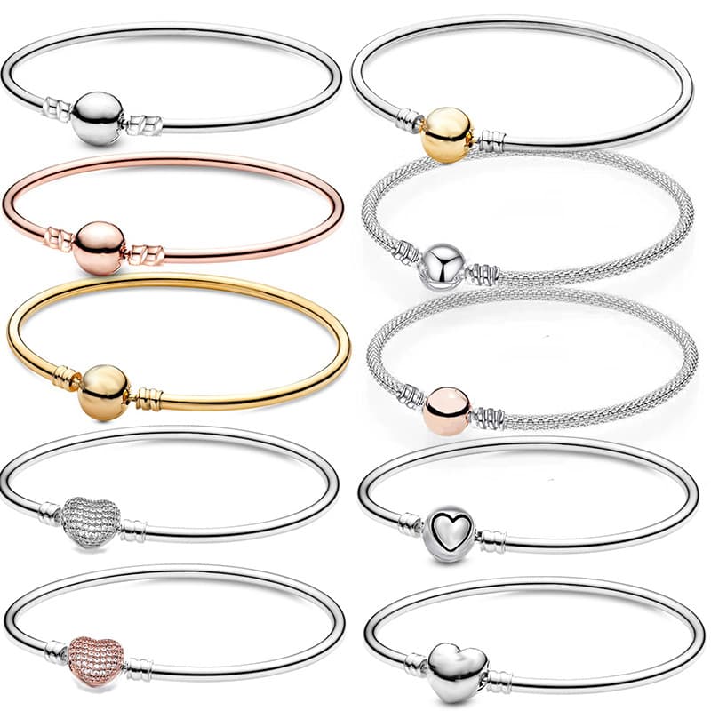Charm Bracelets Zircon Bracelet Bracelet Basic Chain Round Head Round Basic Bracelet Bracelet Jewelry