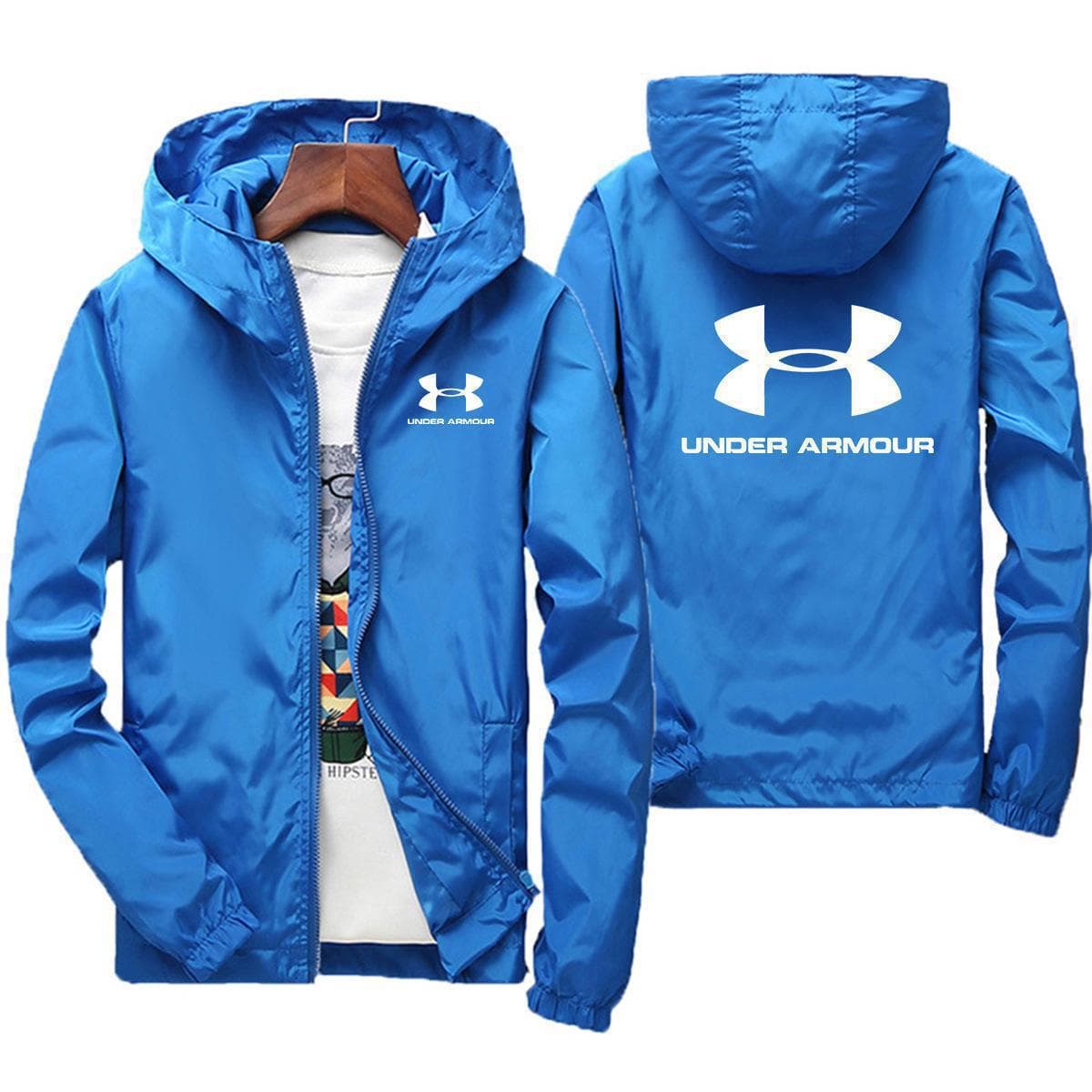 Veste à capuche tendance pour homme, coupe-vent ample et fine, coupe-vent élégant et coupe-vent pour jeunes