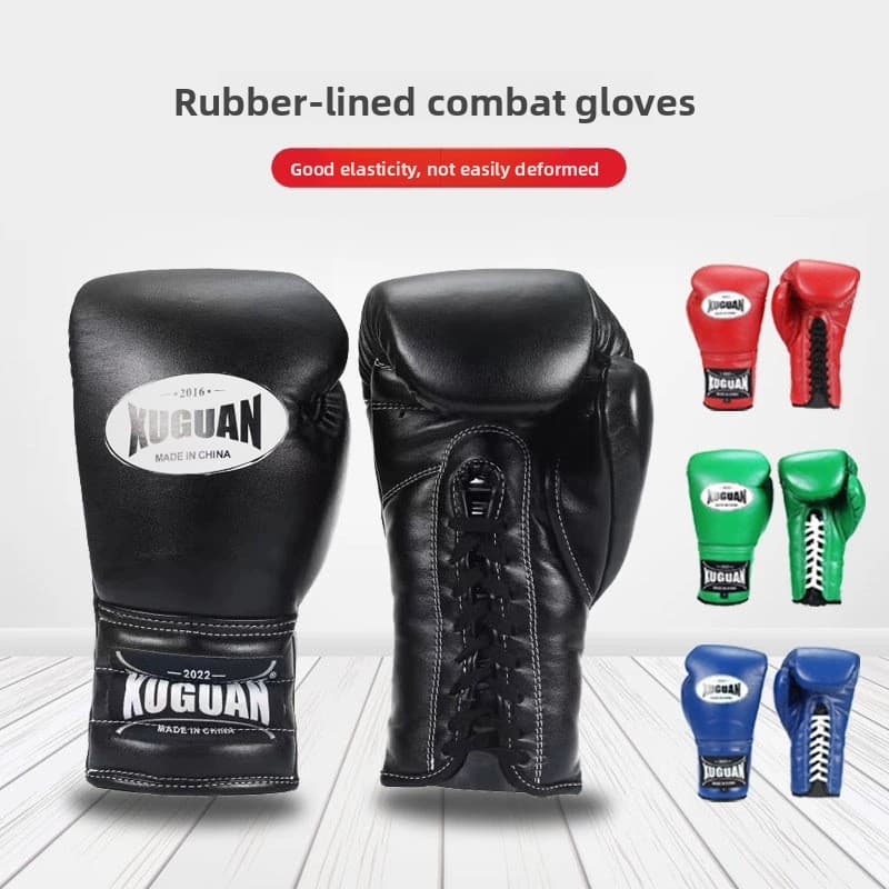 Manufacturer Wholesale Adult Sanda Boxing Sports Training Equipment Muay Thai Fighting Gloves