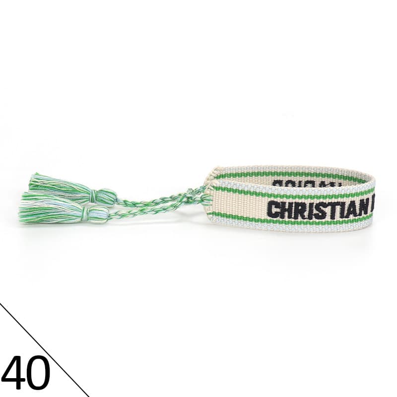 Bracelet unisexe tendance avec lettres tressées