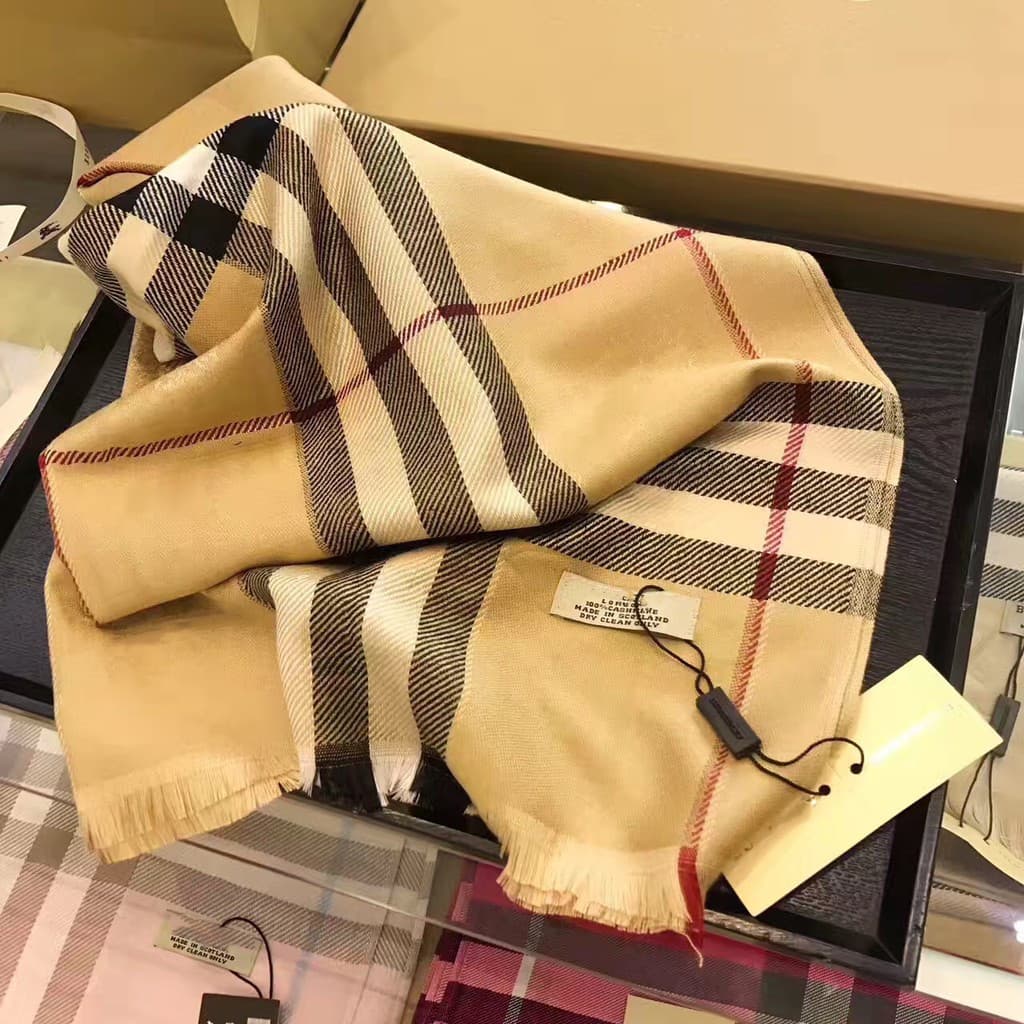 Écharpe d'hiver rose pour femme, marque de luxe, classique, en treillis, douce, en cachemire, châle, pashmina