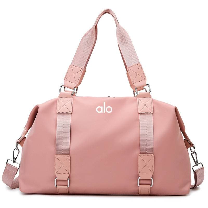 Sac de sport portable alo Fitness Bag pour femmes, compartiments sec et humide, grande capacité, sac de voyage d'affaires et de loisirs pour hommes